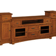 Kenwood TV Console with Towers