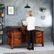 Artesa Sit to Stand Curved Top Desk - Image 2