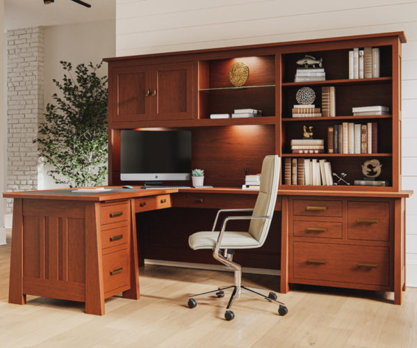 Freemont Mission L Desk Collection