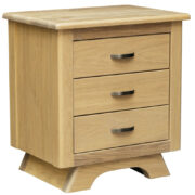Neptune 3 Drawer Nightstand