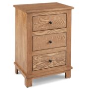 Flint 3 Drawer Nightstand