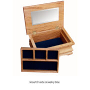 Medium Jewelry Box - Rose Lid - Image 2