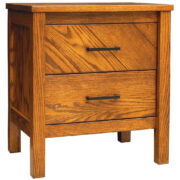 Hampton Bay 2 Drawer Nightstand