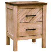 Hampton Bay 2 Drawer Nightstand