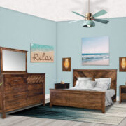 Hampton Bay 2 Drawer Nightstand - Image 5