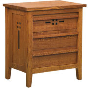 West Village 3 Drawer Nightstand