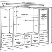 Hoosier Heritage 6pc Wall Unit - Image 2