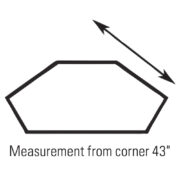 Kenwood Corner Cabinet - 61"W - Image 2