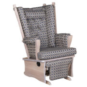 Ashland Panel Regular Glider and Ottoman - Image 3