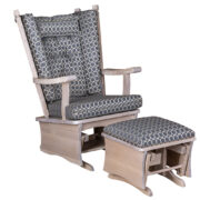 Ashland Panel Regular Glider and Ottoman