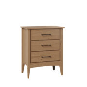 Atlantic 3 Drawer Nightstand
