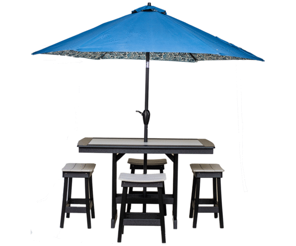 Counter Table w/ Umbrella Holes