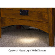 Arts & Crafts 3 Drawer Nightstand - Image 2