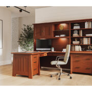 Freemont Mission Corner Desk and Hutch - Image 3