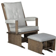 Remi Glider and Ottoman