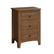 Dover 3 Drawer Nightstand