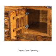 10 Drawer 1 Door Dresser - Rustic Pine - Image 2