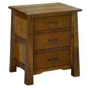 Cambridge 3 Drawer Nightstand