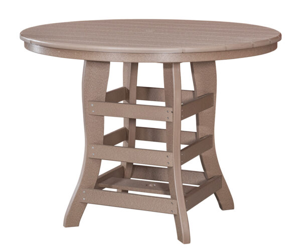Round Counter Table With Umbrella Holes