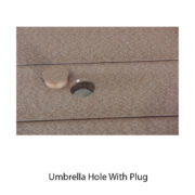 Counter Table With Umbrella Holes - Image 2