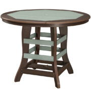 48" Rounded With Border Table - Counter Height