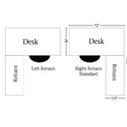 Freemont Mission Corner Desk With Hutch - Image 2