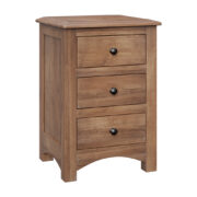 Finland 3 Drawer Nightstand