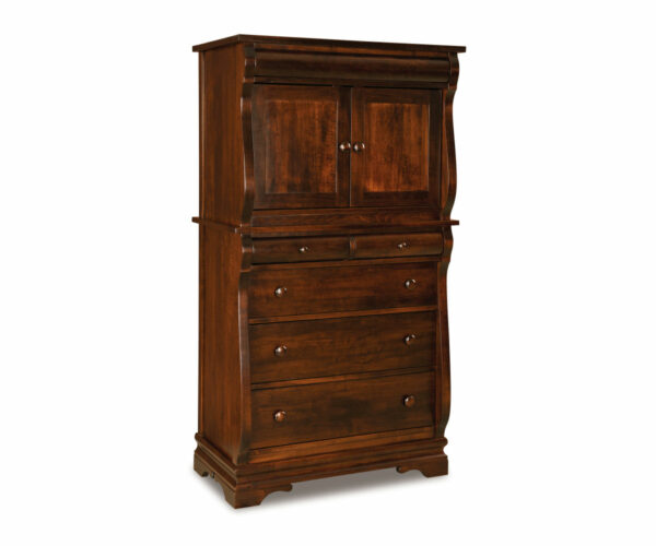 Chippewa Sleigh Chest Armoire - 37¾"W