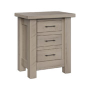 Houston 3 Drawer Nightstand