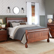 Old Classic Sleigh Cheval Mirror - Image 2