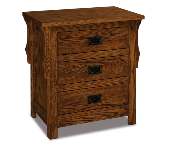 Stick Mission 3 Drawer Nightstand - 27"W