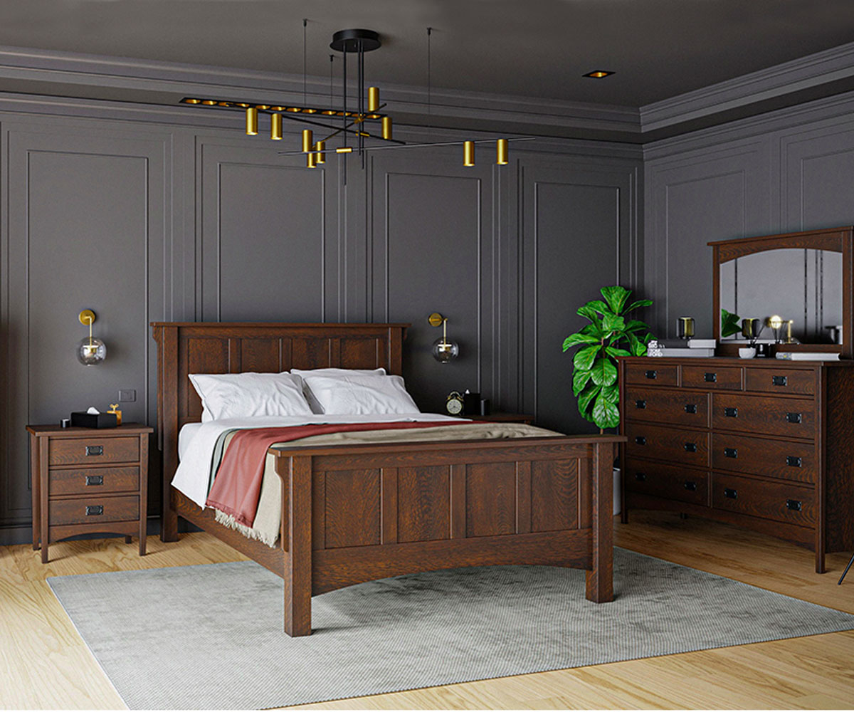 Arts & Crafts 1 Drawer Nightstand - Image 5