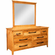 Ridgecrest Flush Mission 7 Drawer Dresser