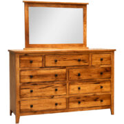 Ridgecrest Flush Mission 9 Drawer Dresser