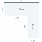 Kensing L Desk - Image 2
